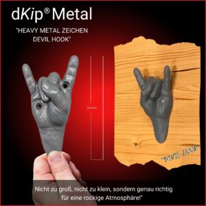 dKip Metal Devil Hook Kleiderhaken.