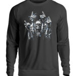 Drei Rocker-Skelette - Unisex Pullover-639