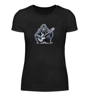 Wild und Heavy: Der Gorilla, der den Metal beherrscht - Damenshirt-16