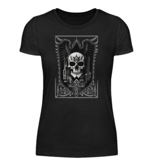 Winged Skull - Damenshirt-16