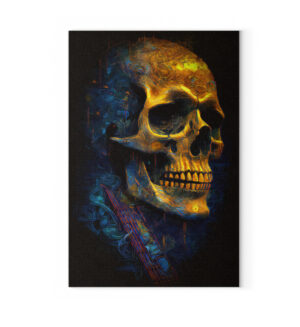 Verborgene Symphonie des goldenen Metalls - Leinwand 30 x 45cm-6846