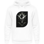Verzierte Schädelkrone - Unisex Kapuzenpullover Hoodie-6867