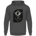 Verzierte Schädelkrone - Unisex Kapuzenpullover Hoodie-1762