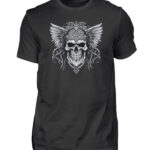Der furchteinflößende Flügelschädel - Symbol für Stärke und Freiheit - Herren Shirt-16